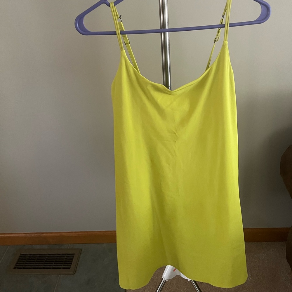 Abercrombie & Fitch Lime Green Traveler Mini Dress